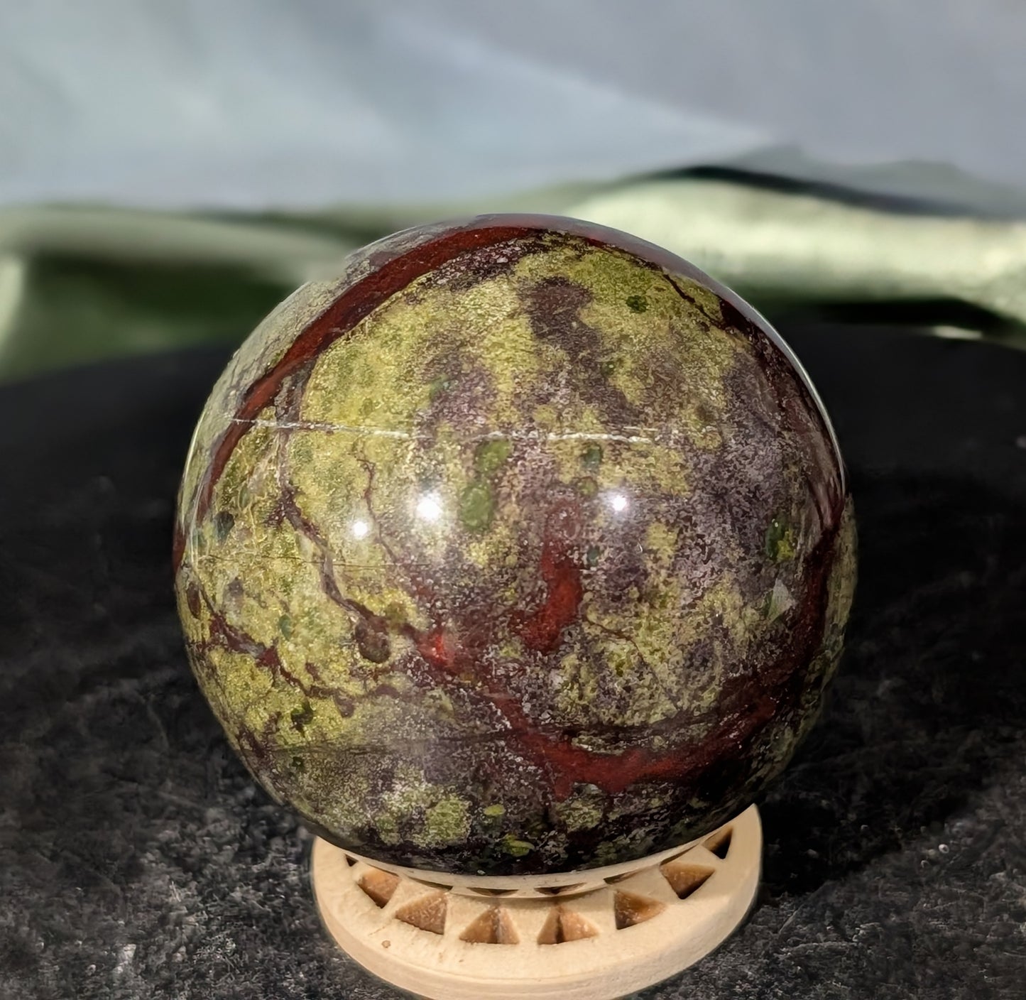 Dragon Bloodstone Sphere