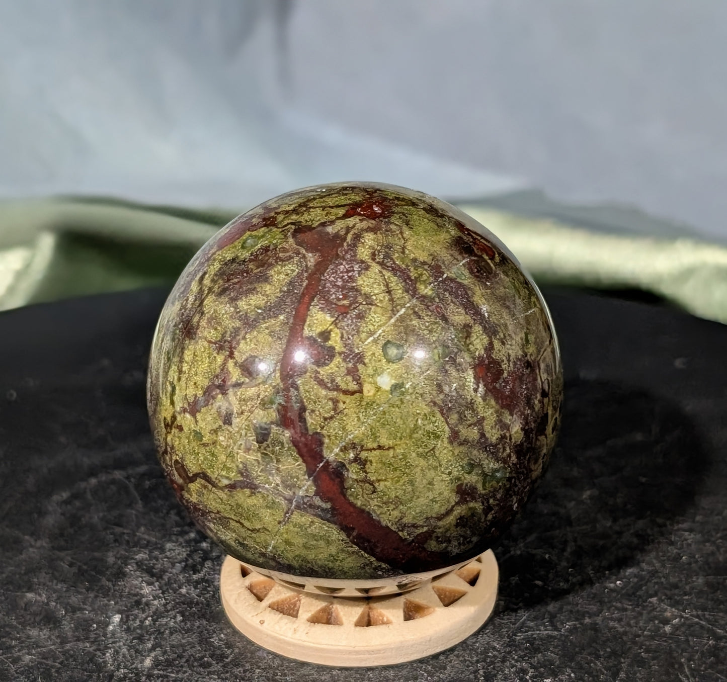 Dragon Bloodstone Sphere
