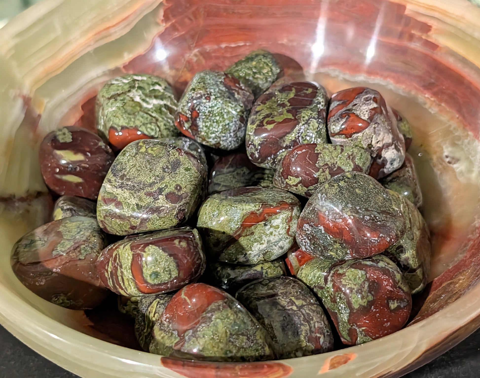 Dragon Bloodstone Tumbles