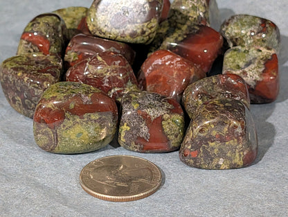 Dragon's Blood Jasper Tumbles
