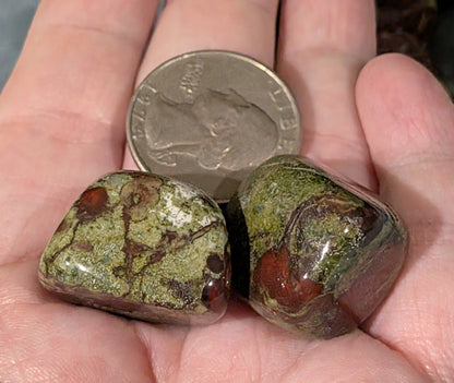 Dragon's Blood Jasper Tumbles