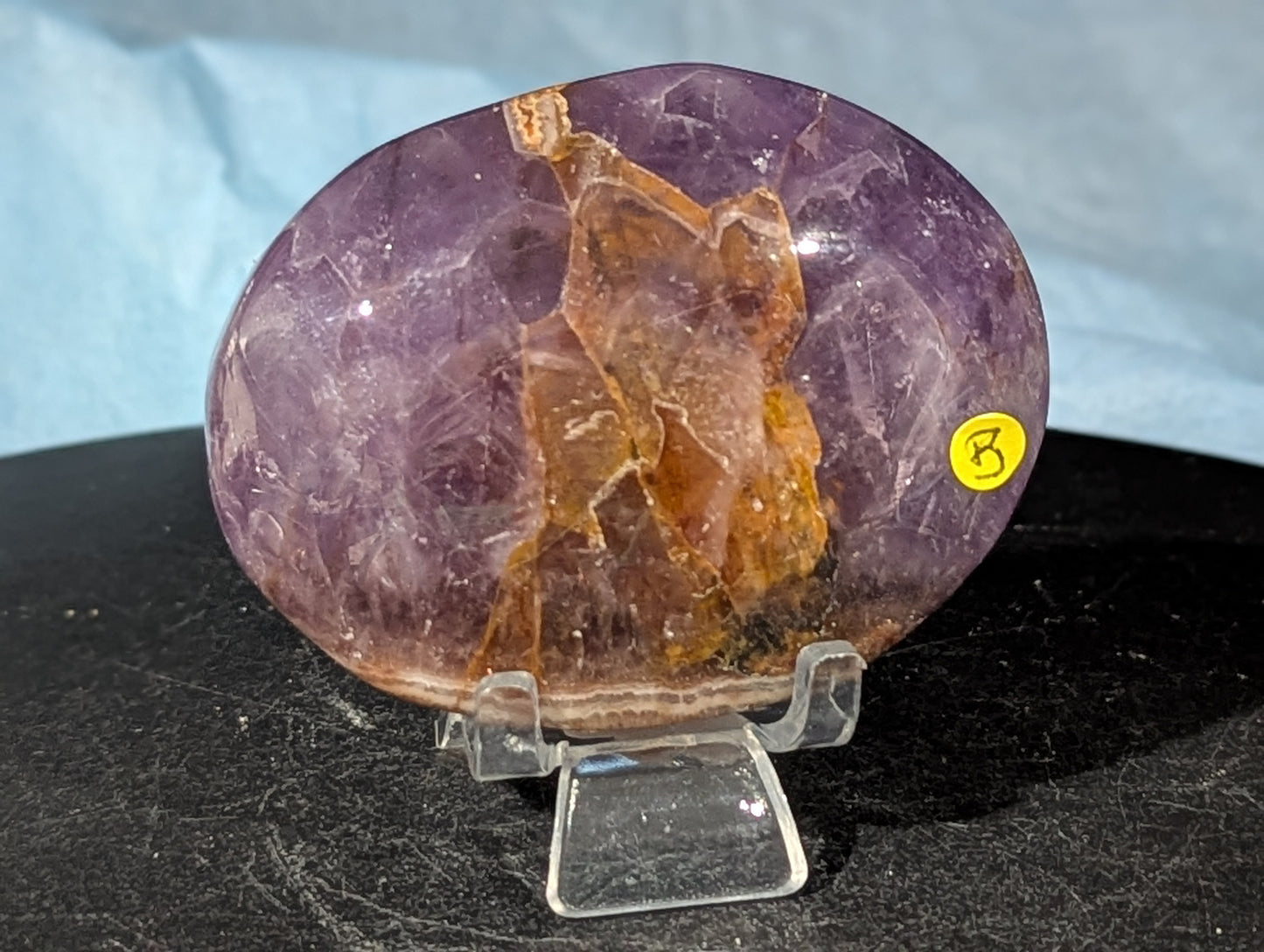 Dream Amethyst Palm Stone
