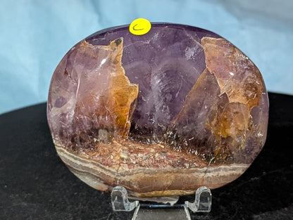 Dream Amethyst Palm Stone