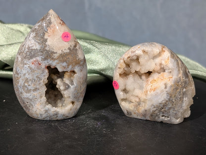 Druzy Indonesian Blue Moss Agate Freeforms