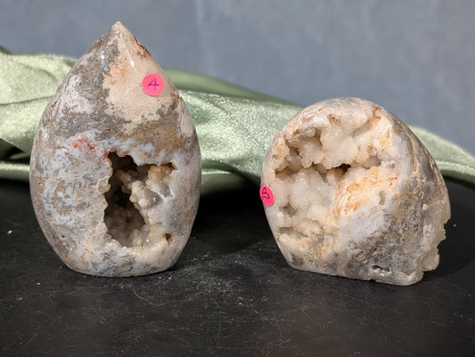 Druzy Indonesian Blue Moss Agate Freeforms