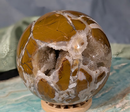 Druzy Maligano Jasper Sphere