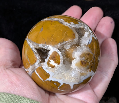 Druzy Maligano Jasper Sphere