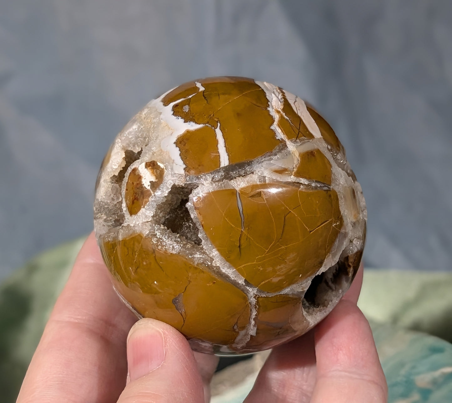 Druzy Maligano Jasper Sphere