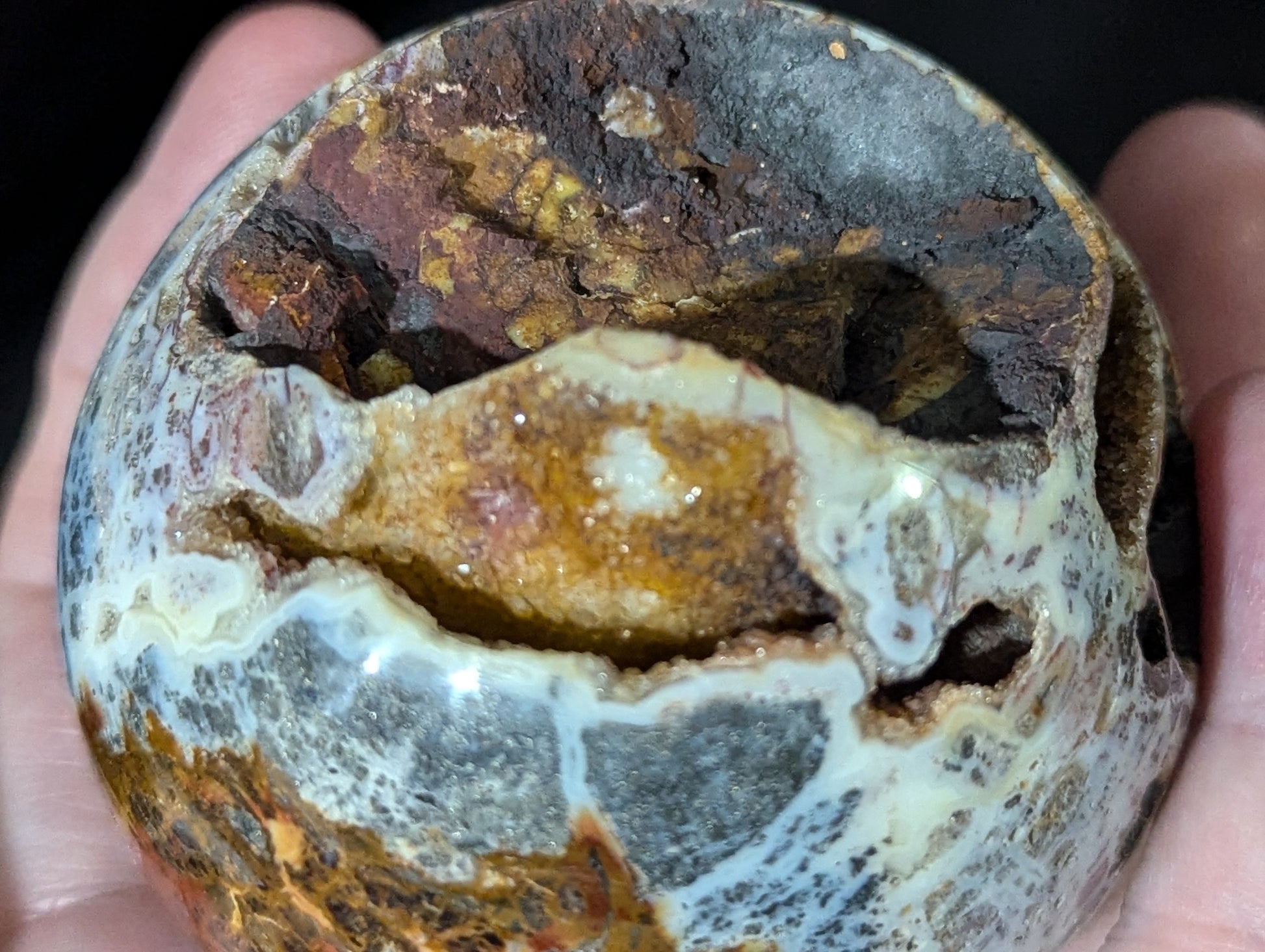 Druzy Marcasite Sphere
