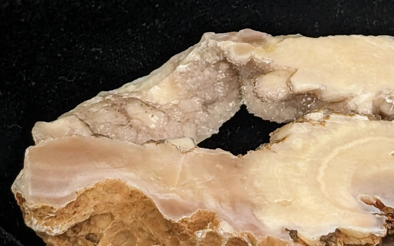 Druzy Pink Amethyst Flower Agate Slab