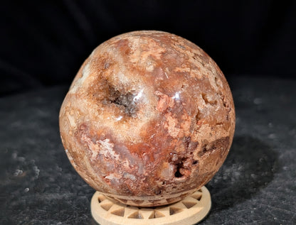 Druzy Red Sphalerite Sphere