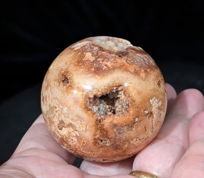 Druzy Red Sphalerite Sphere