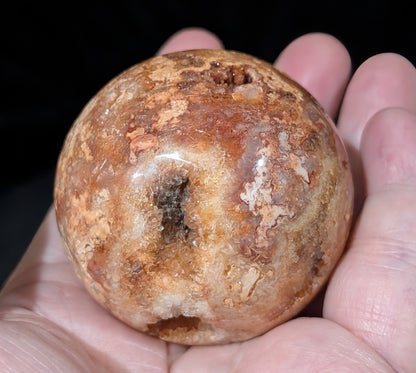 Druzy Red Sphalerite Sphere