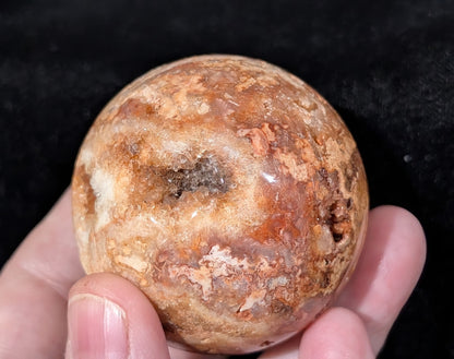 Druzy Red Sphalerite Sphere