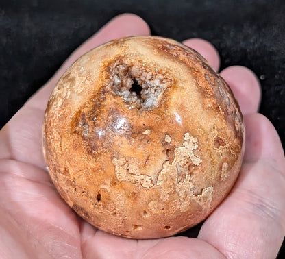 Druzy Red Sphalerite Sphere