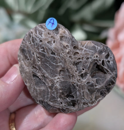 Druzy Sphalerite Heart