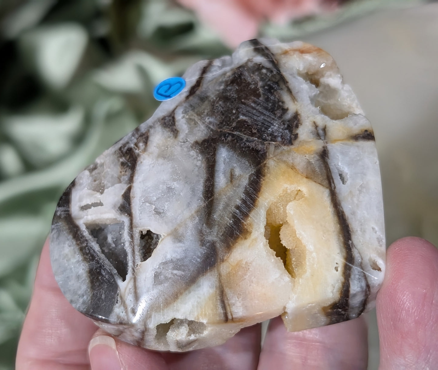 Druzy Sphalerite Heart
