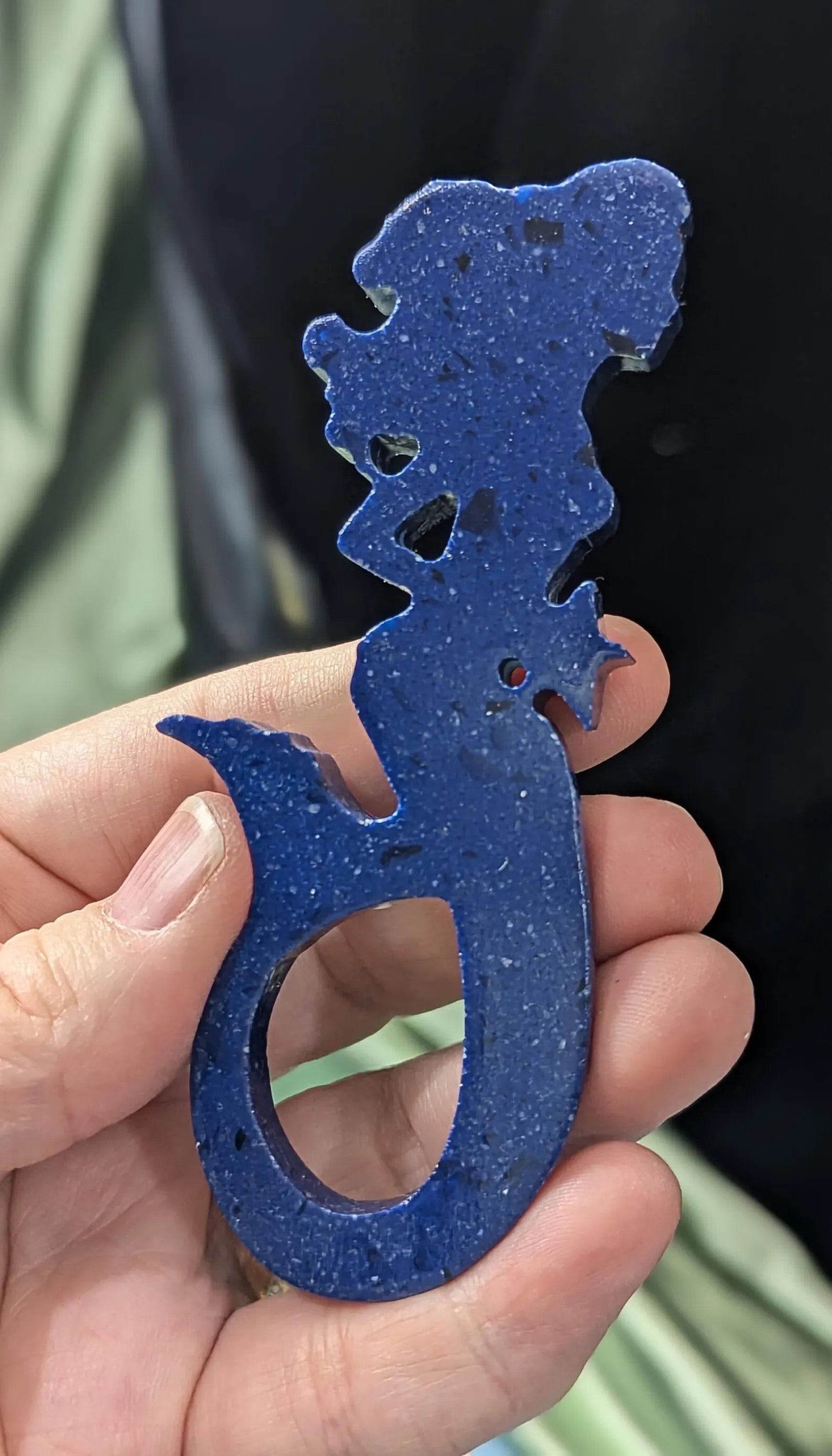Dumortierite Mermaid Figurine