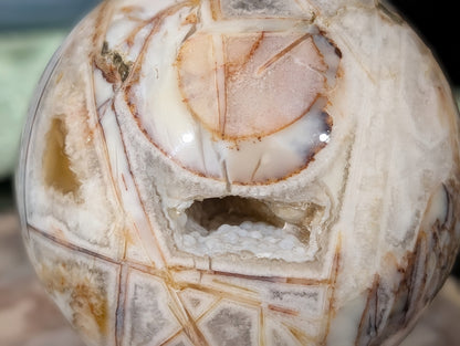 Fire Agate Sphere 1E