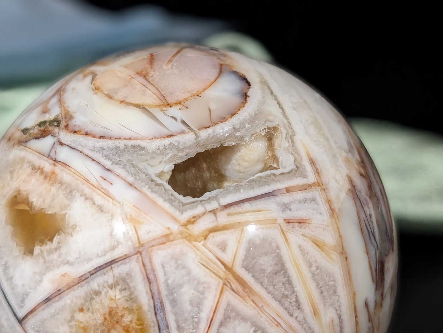 Fire Agate Sphere 1F