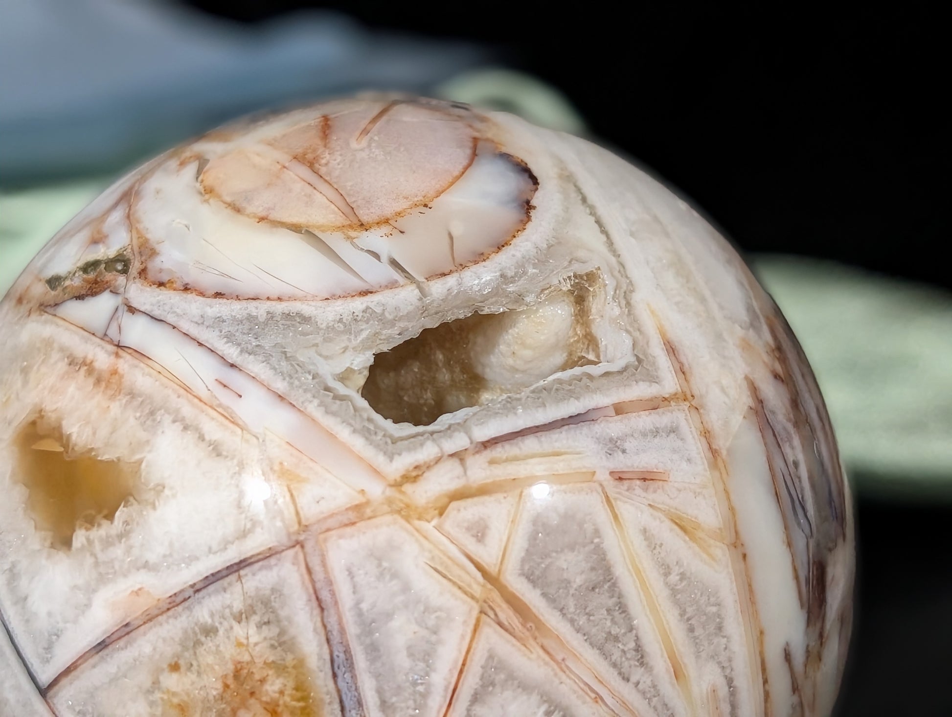 Fire Agate Sphere 1F