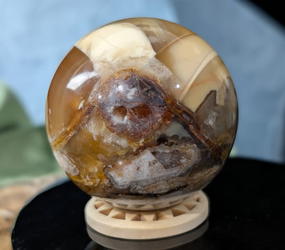 Fire Agate Sphere