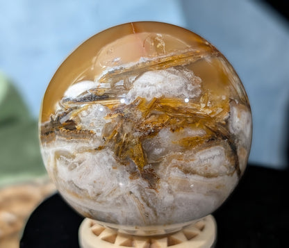 Fire Agate Sphere
