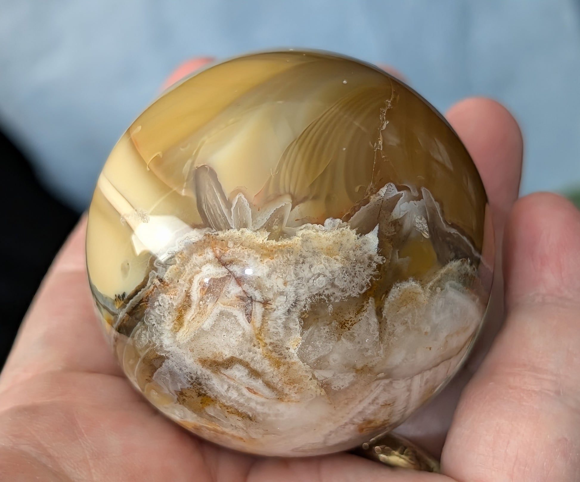 Fire Agate Sphere