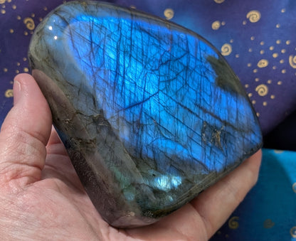 Flashy Blue Labradorite Freeform