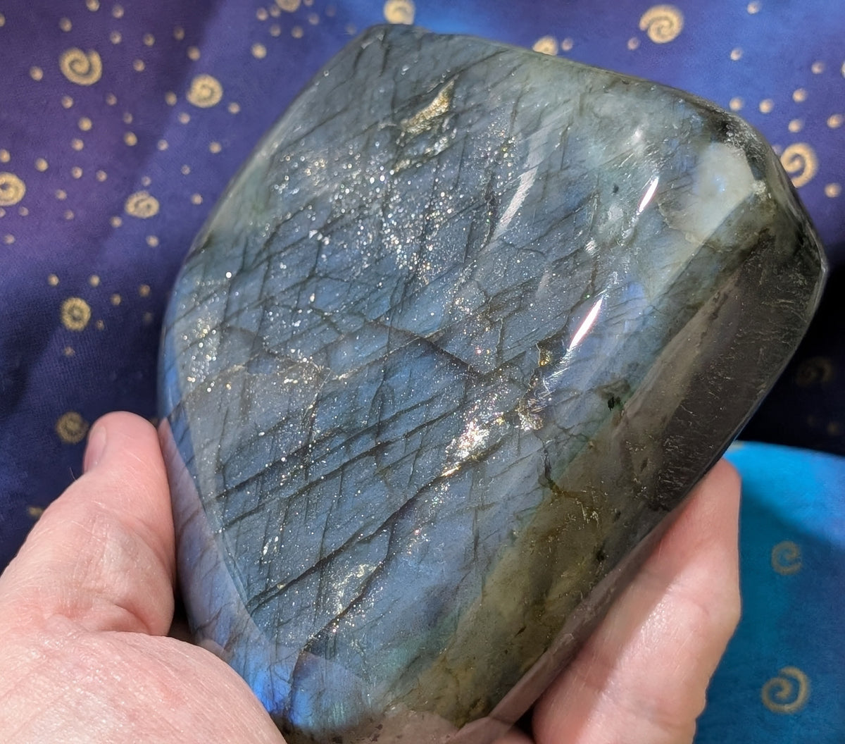 Flashy Blue Labradorite Freeform