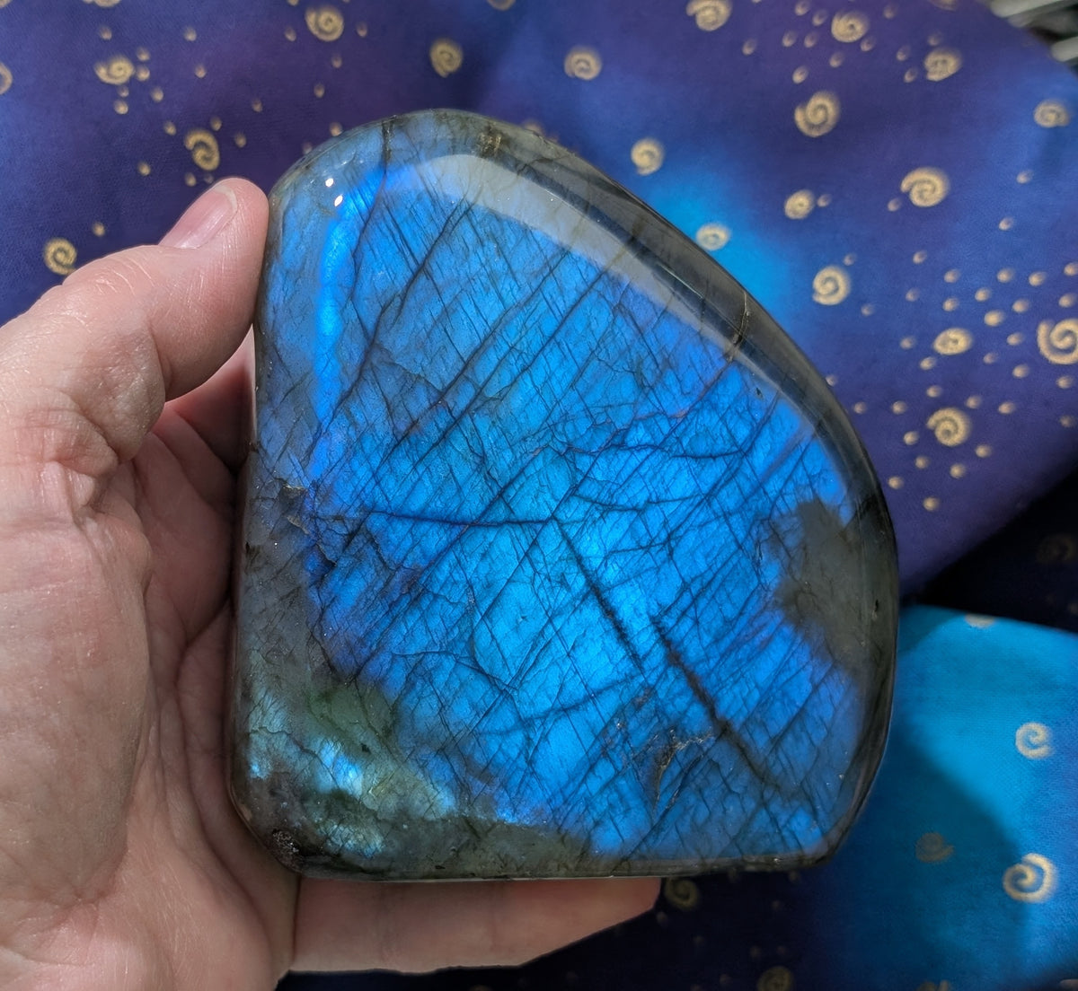 Flashy Blue Labradorite Freeform