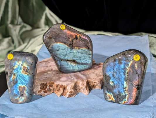 Flashy Labradorite Freeforms
