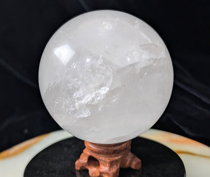 Flashy Quartz Sphere 