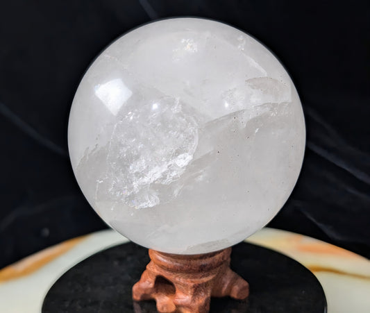 Flashy Quartz Sphere 
