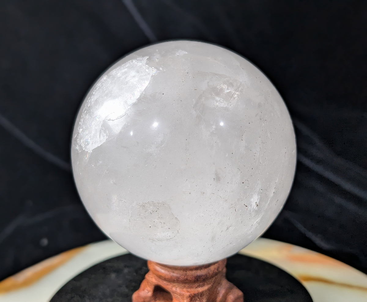 Flashy Quartz Sphere
