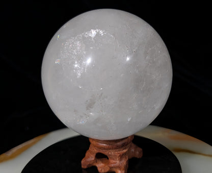 Flashy Quartz Sphere