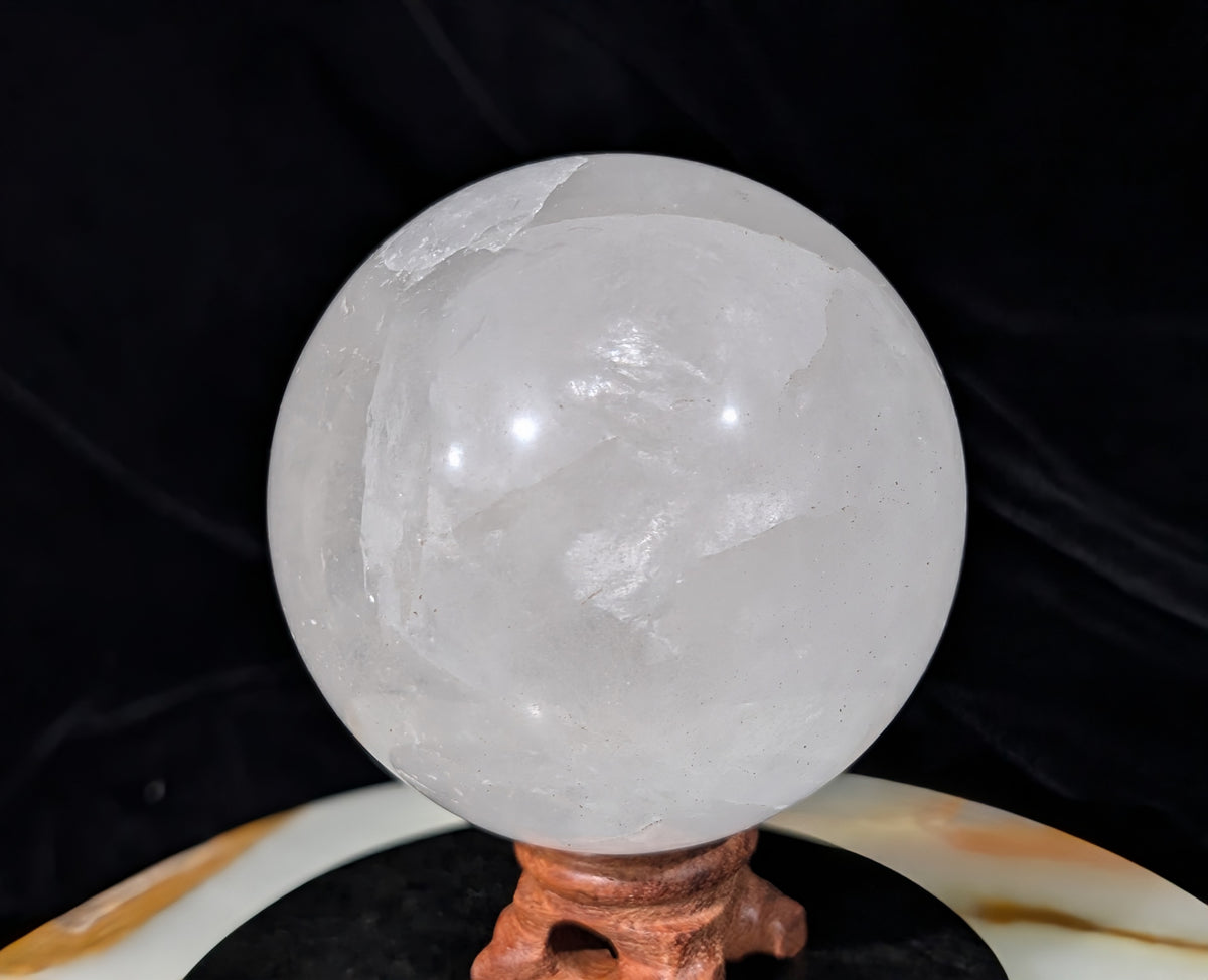 Flashy Quartz Sphere