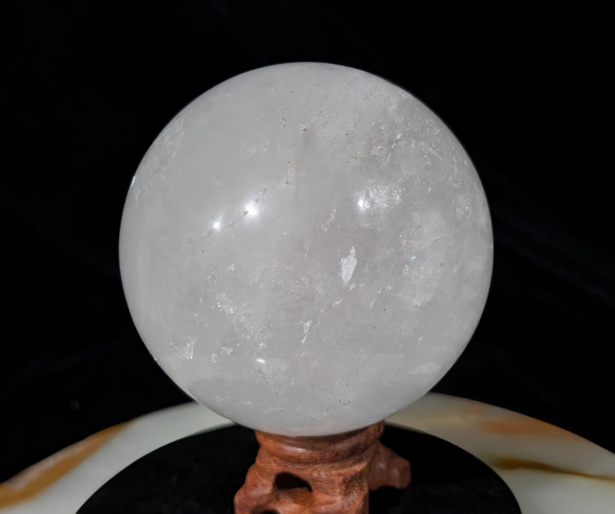 Flashy Quartz Sphere