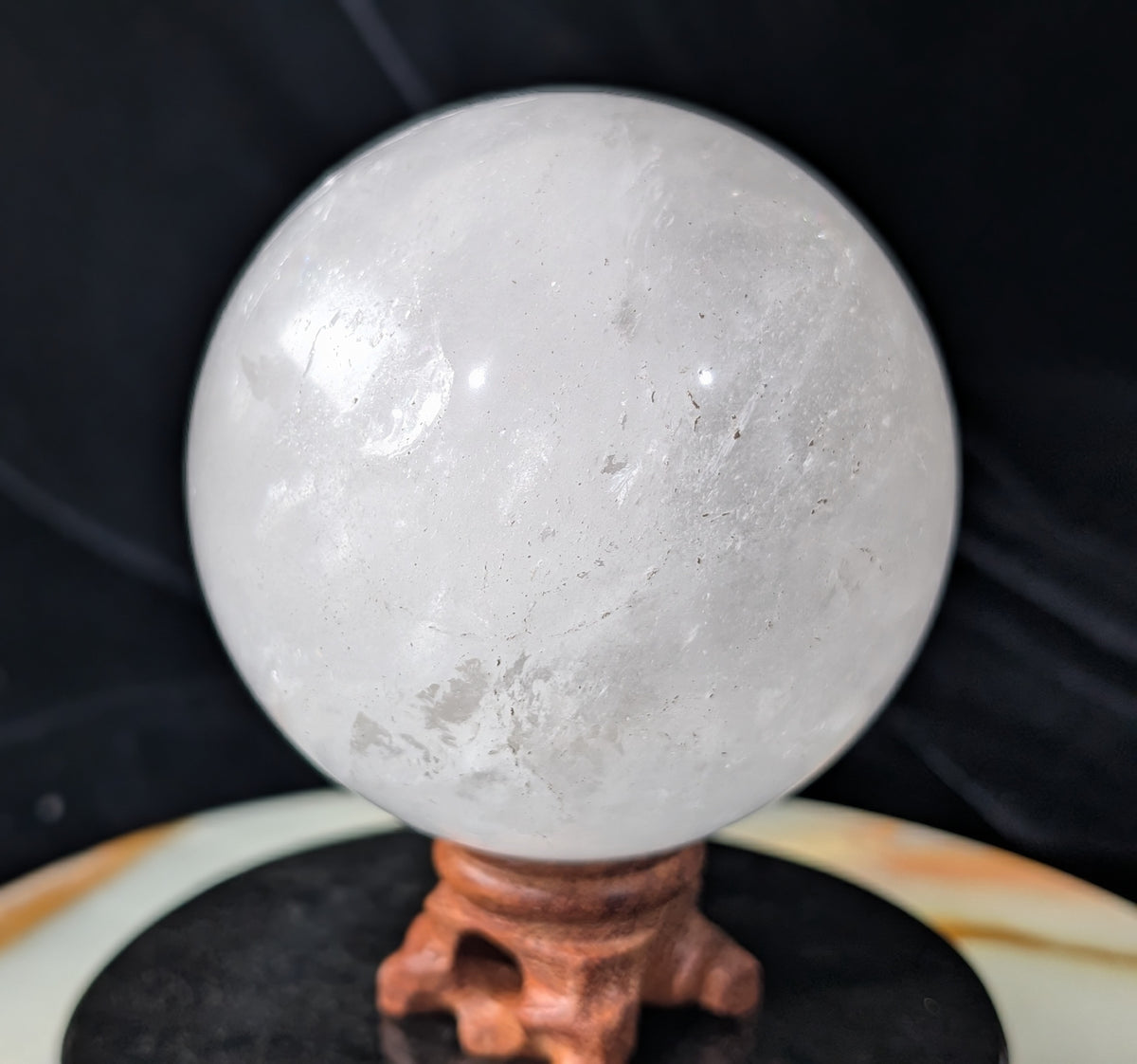 Flashy Quartz Sphere