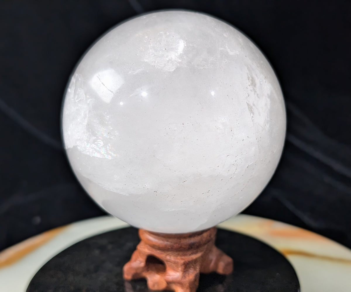 Flashy Quartz Sphere