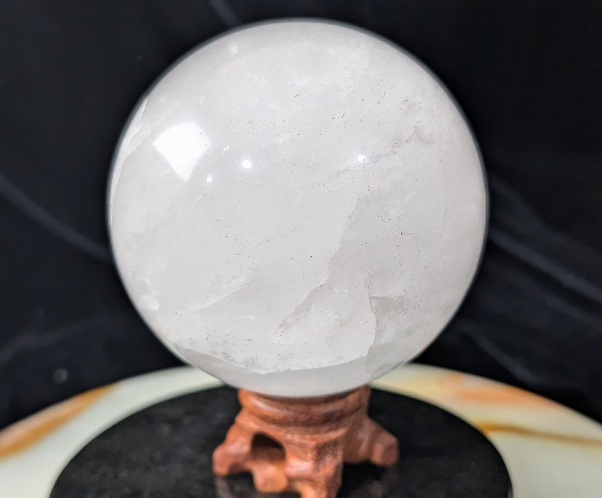 Flashy Quartz Sphere