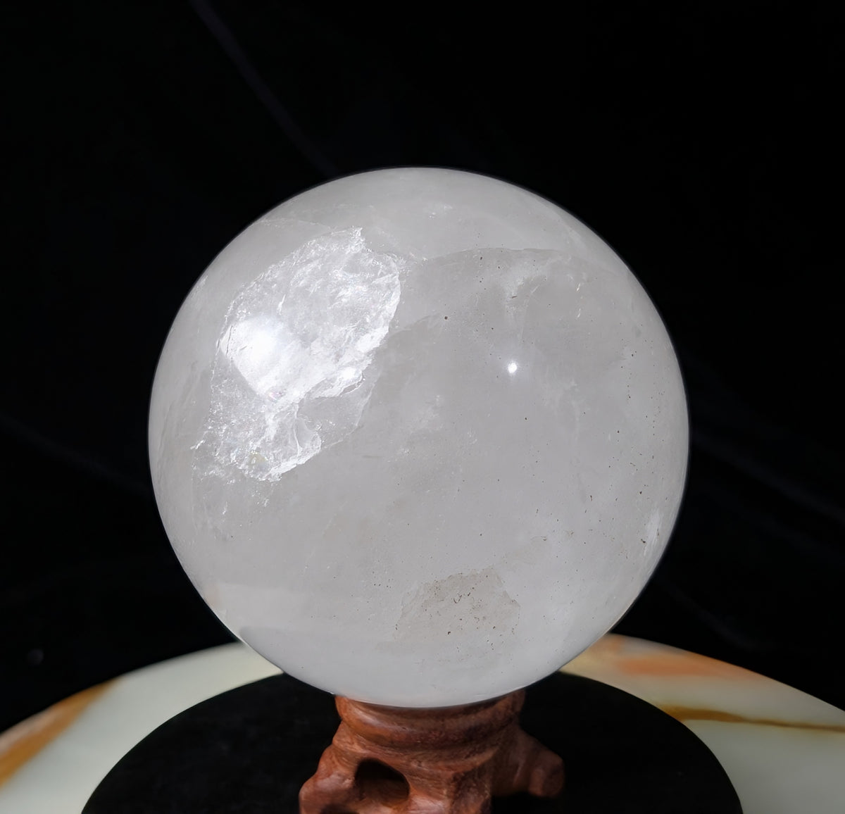 Flashy Quartz Sphere