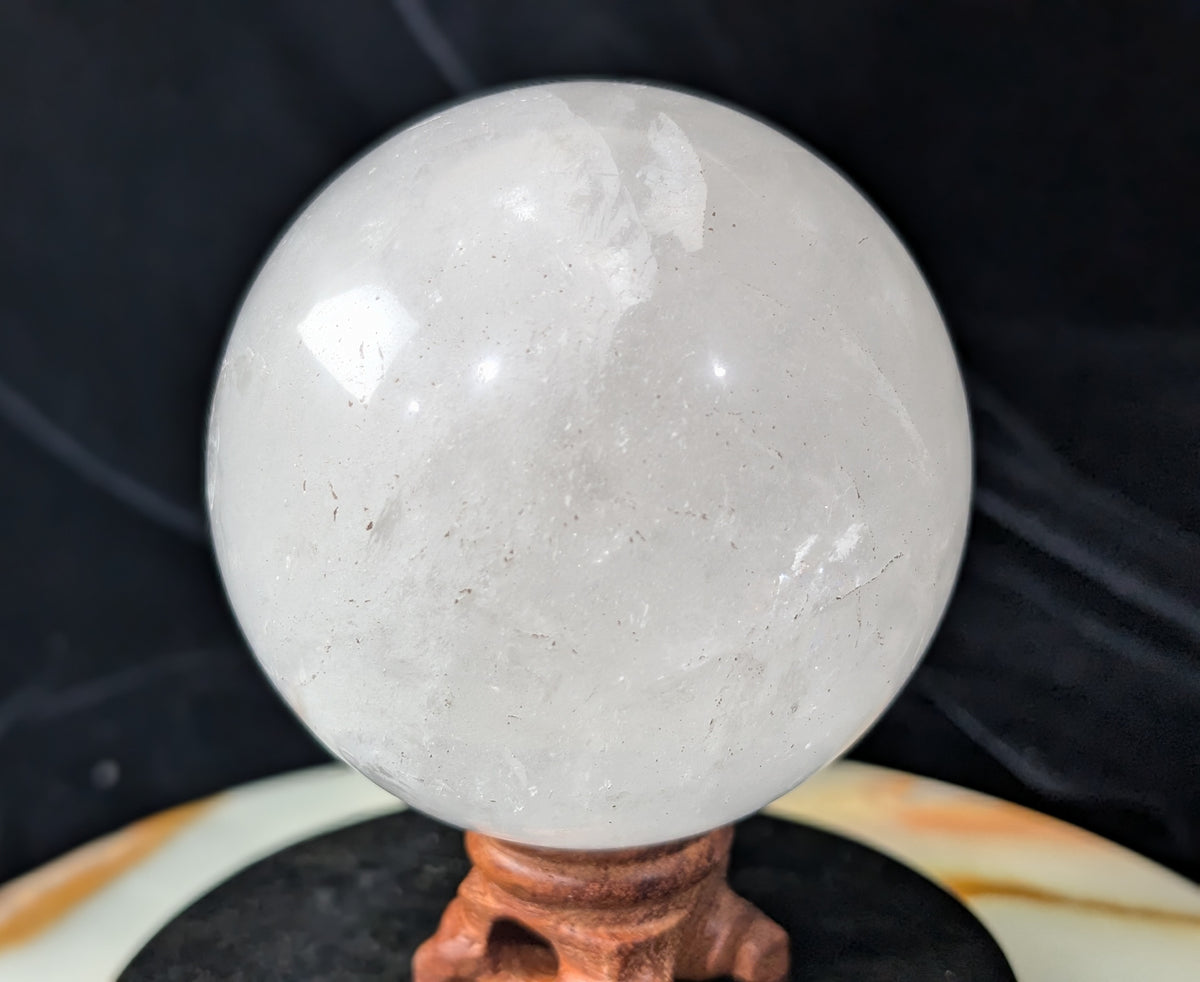 Flashy Quartz Sphere
