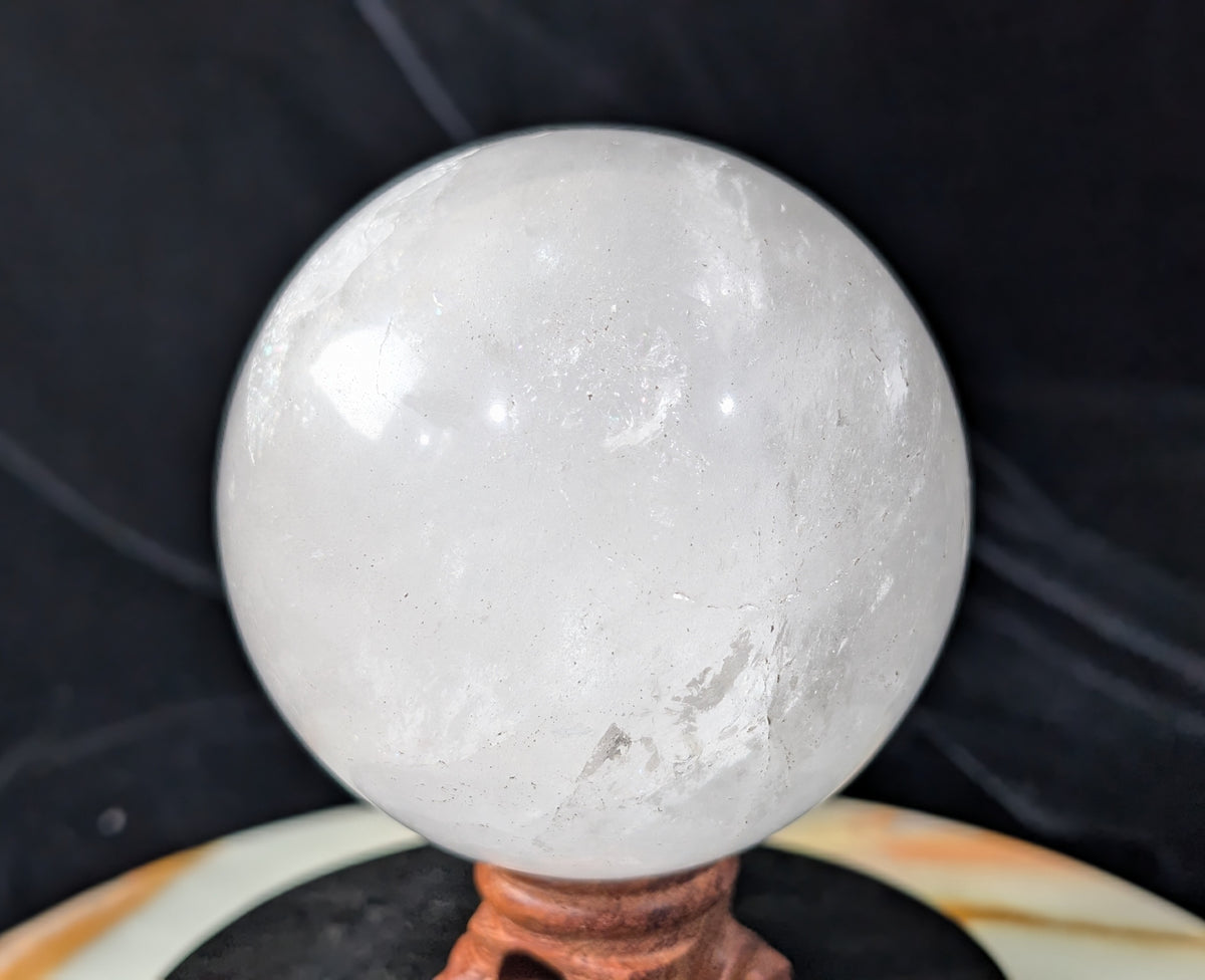 Flashy Quartz Sphere