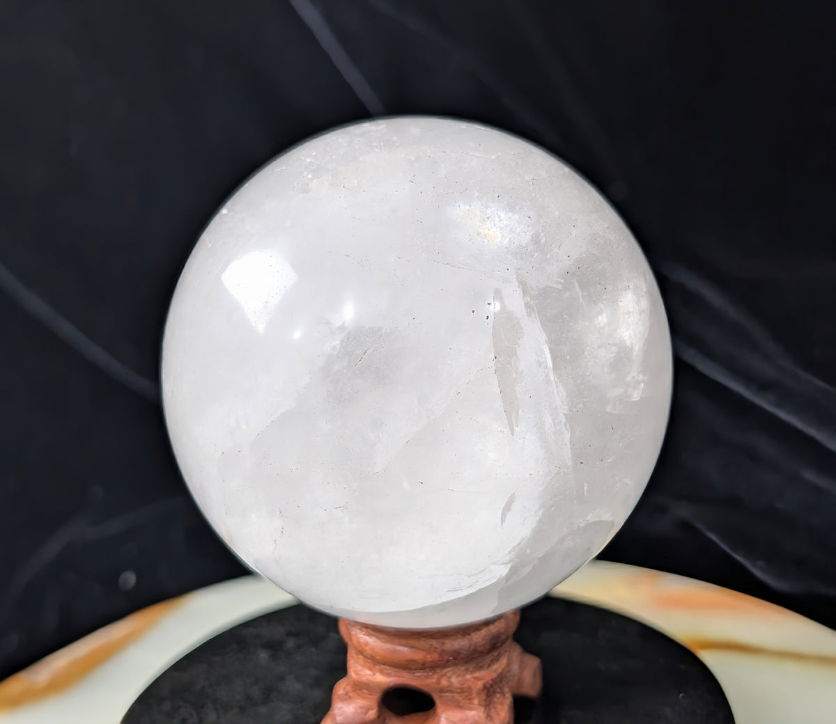 Flashy Quartz Sphere