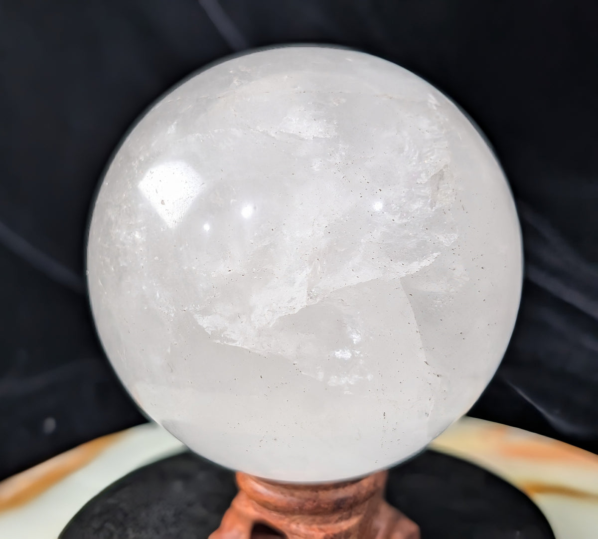 Flashy Quartz Sphere