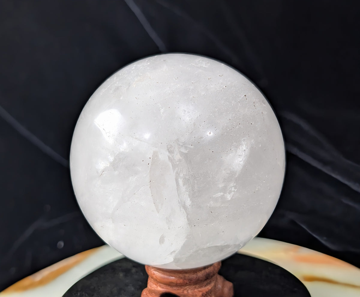 Flashy Quartz Sphere