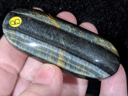 Flashy Tiger Eye Palm Stone