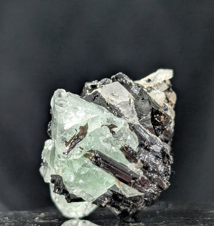 Fluorite with Black Tourmaline Specimen