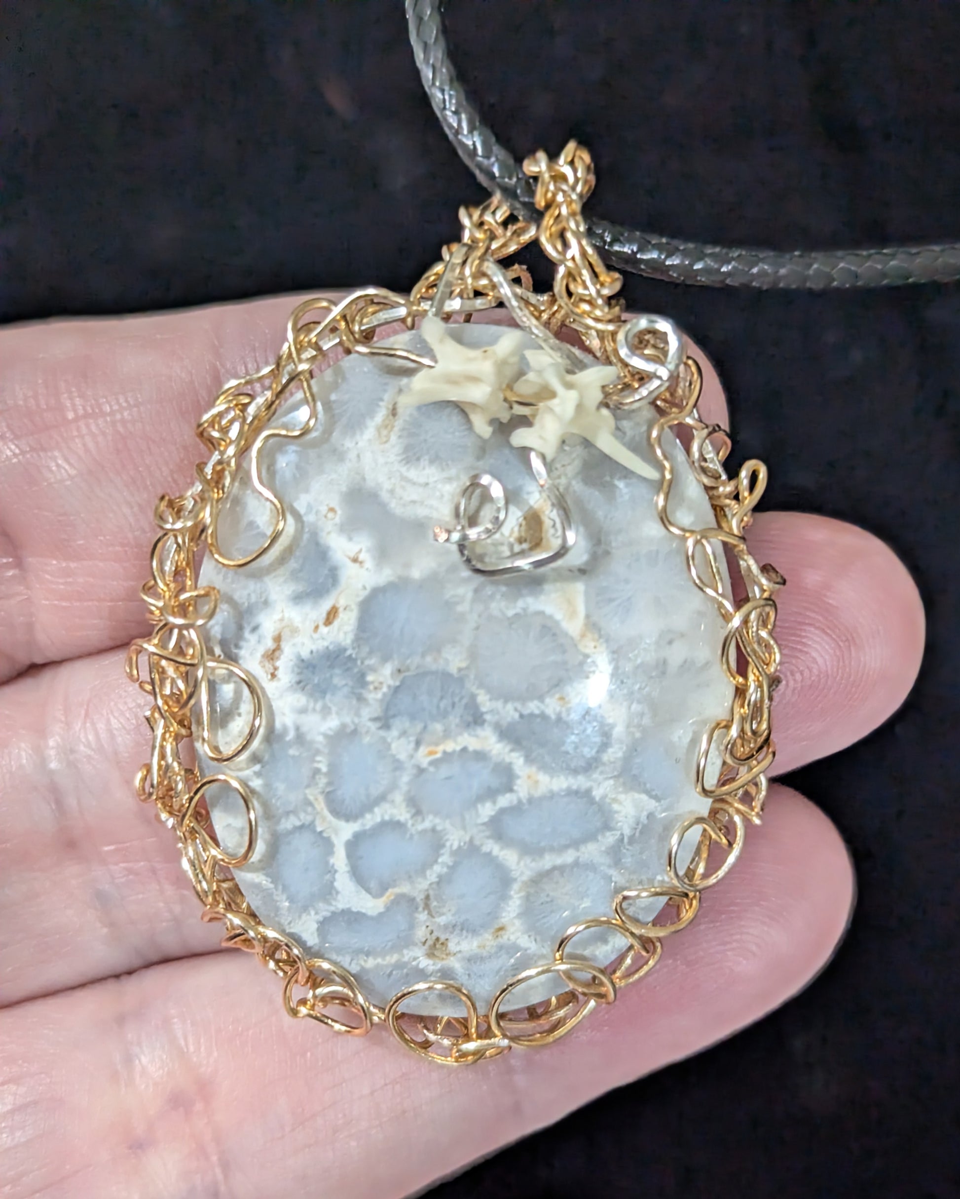 Fossil Jasper Pendant 
